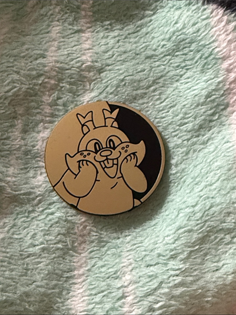Greedent Gold Pokemon Coin New